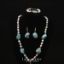 Picture of origianl design Non-Fading Freshwater Pearl and Turquoise Versatile Set: Exquisite High-End Handmade Inlaid Light Luxury Four-Piece Set.origianl